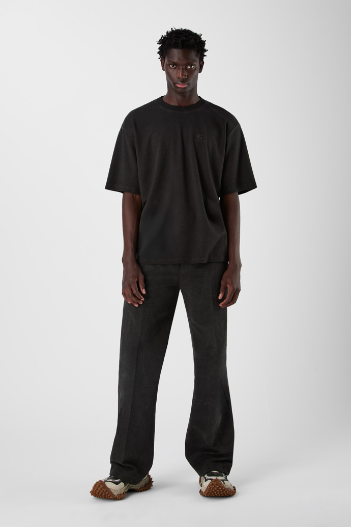 LOGO BOXY T-SHIRT FADED BLACK