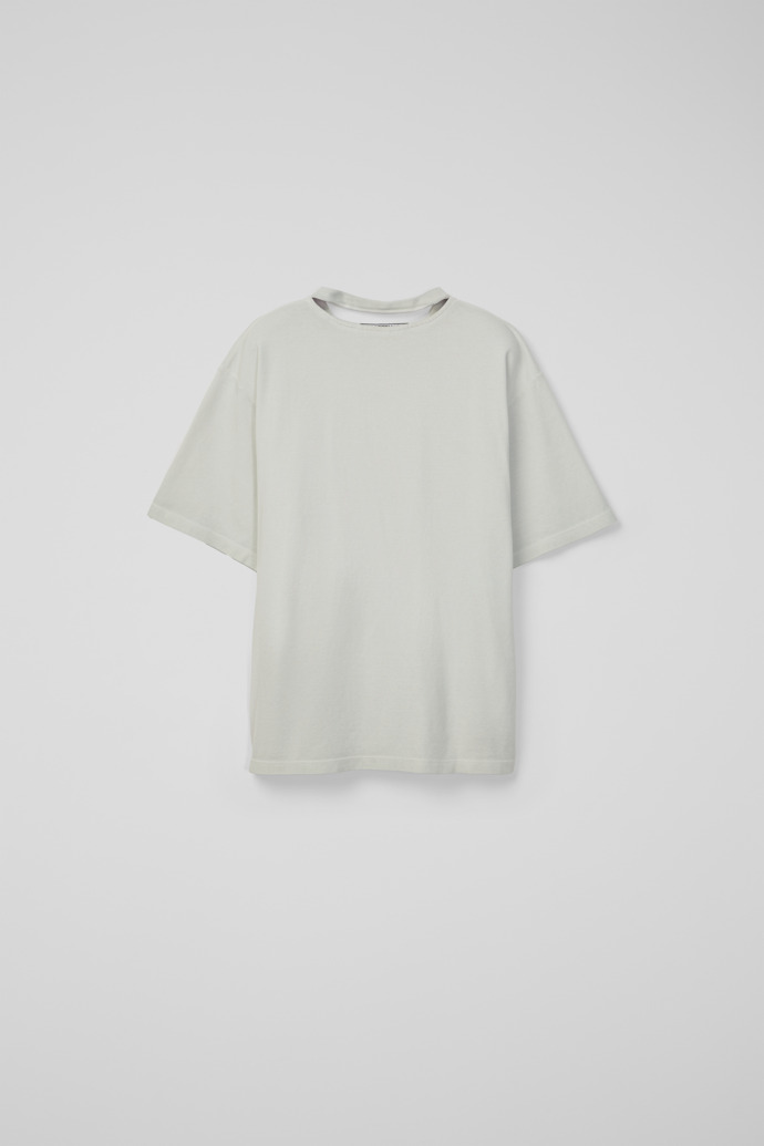 Back view of LOGO BOXY T-SHIRT LIGHT Gray