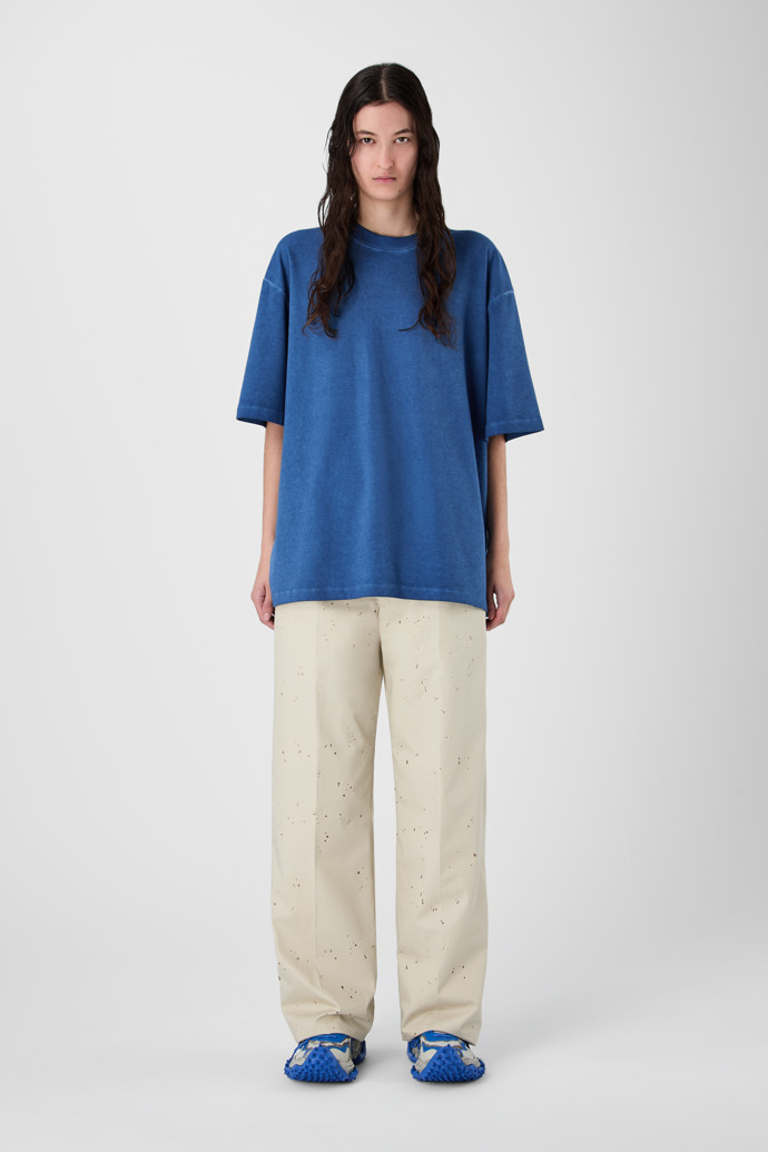 LOGO BOXY T-SHIRT FADED INDIGO