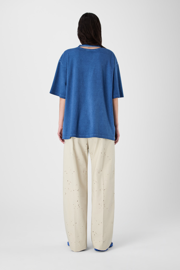 LOGO BOXY T-SHIRT FADED INDIGO