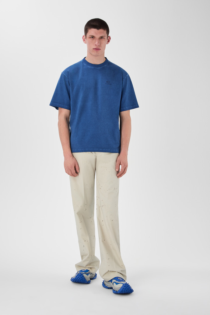 LOGO BOXY T-SHIRT FADED INDIGO