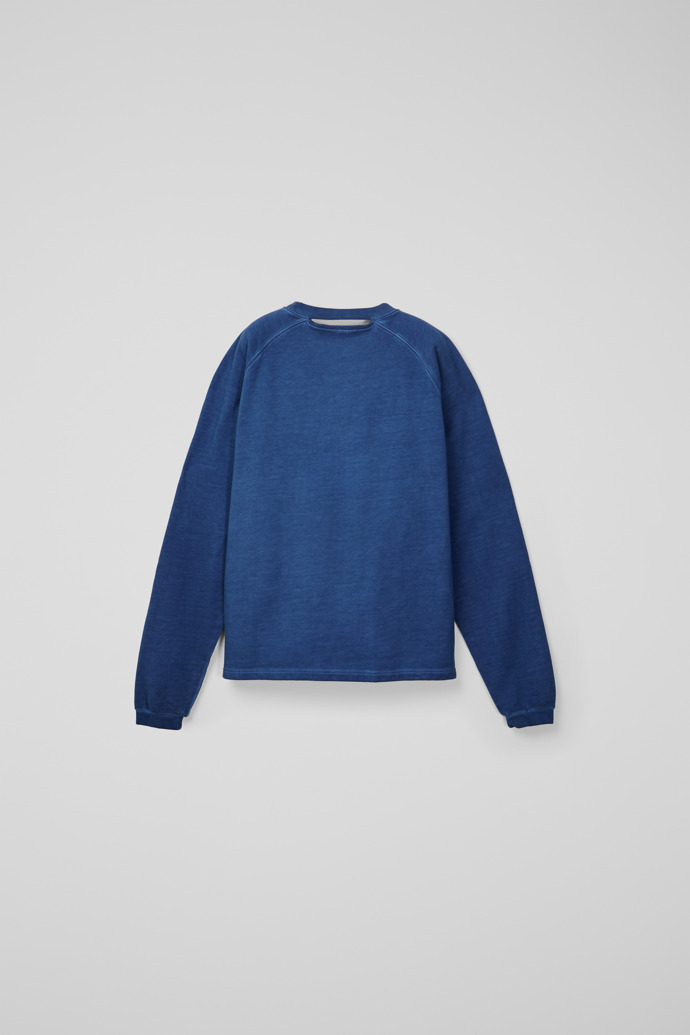 LOGO BOXY CREWNECK Verwaschenes Indigo