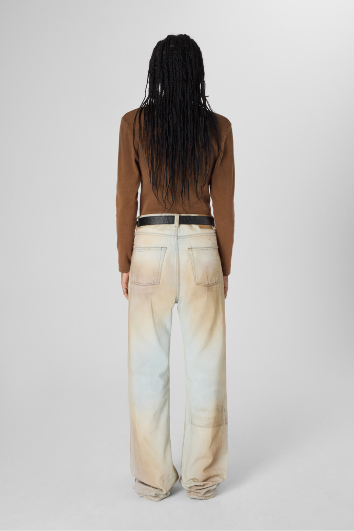 WASHED FLARED JEANS