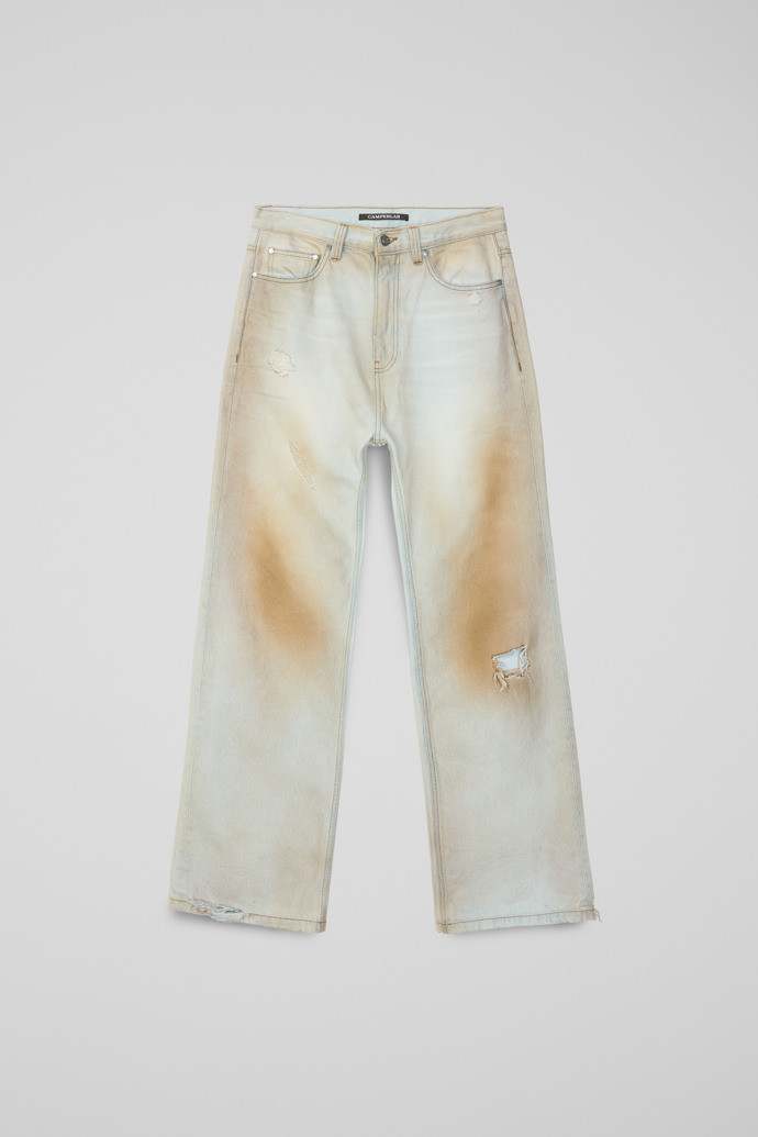 WASHED FLARED JEANS