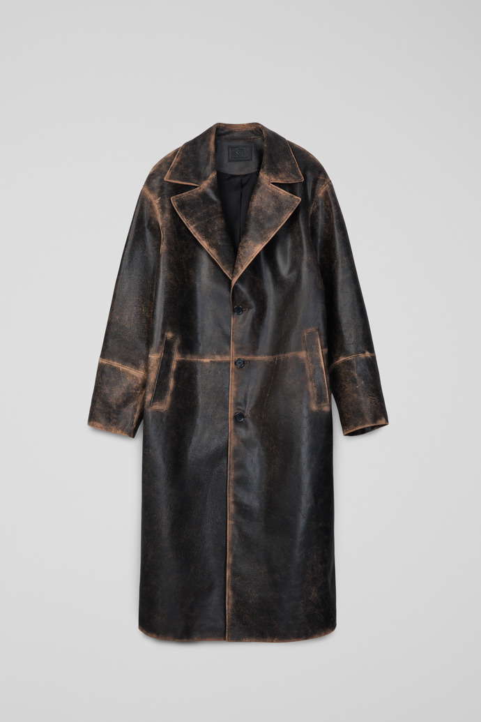 LEATHER LONG COAT