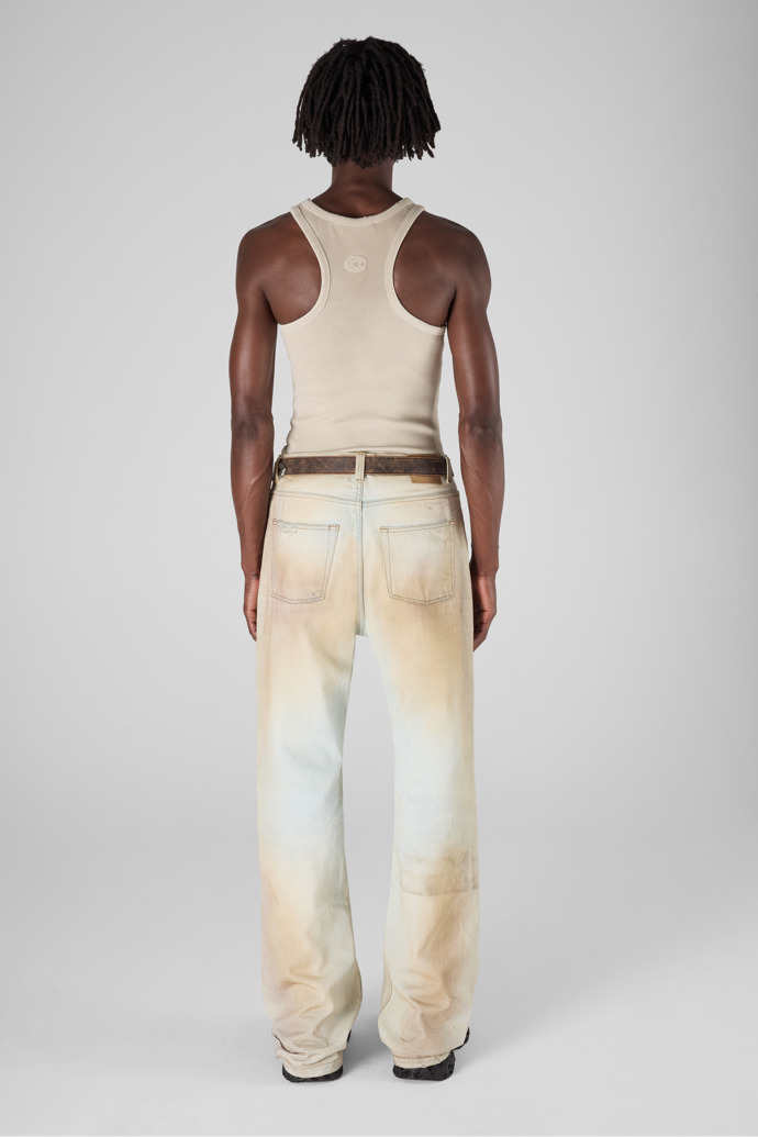 RIBBED TANK TOP BLANC TRENCAT