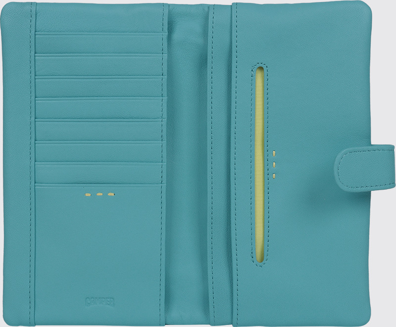 Overhead view of Soft Leather Soft Leather LONG WALLET