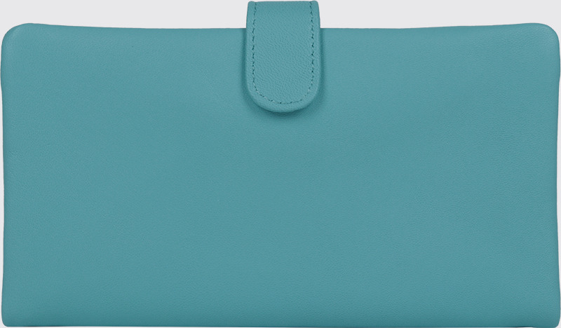 Back view of Soft Leather Soft Leather LONG WALLET