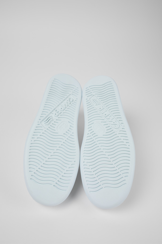 The soles of Runner White Sneakers for Men