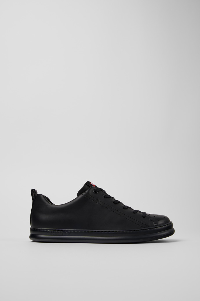 Runner Baskets en cuir noir pour homme