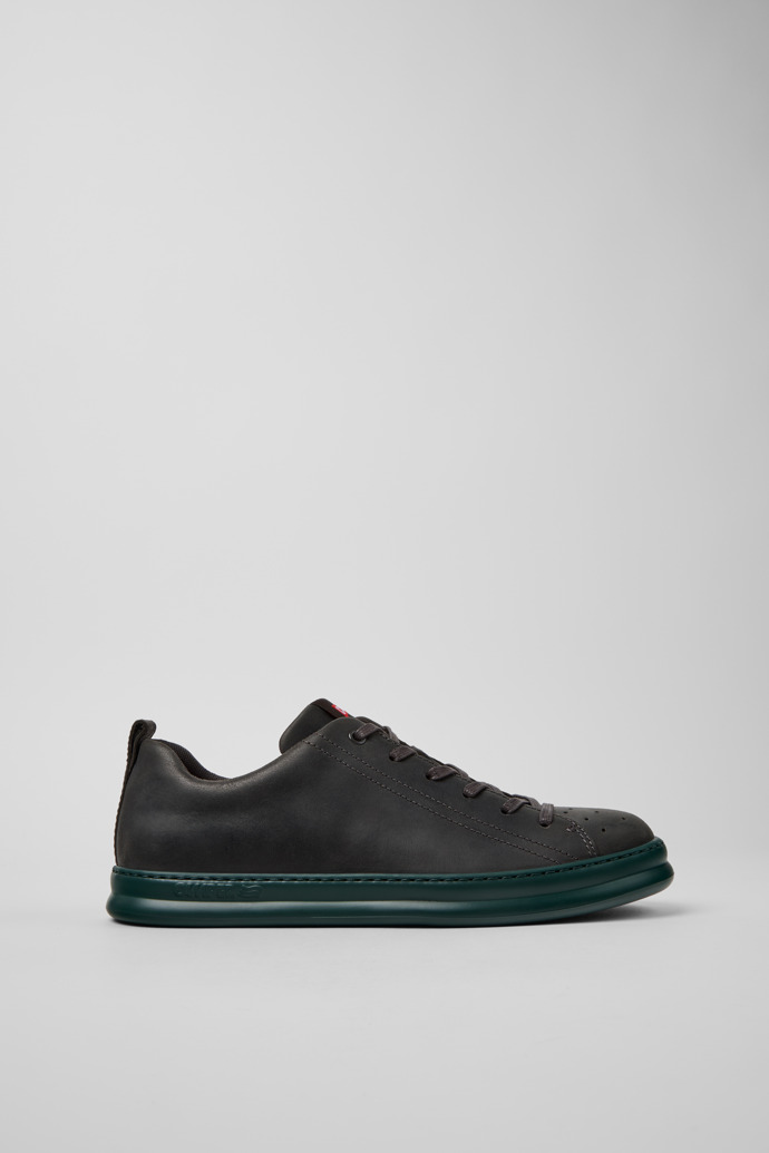 Runner Sneakers grises de nobuk para hombre.