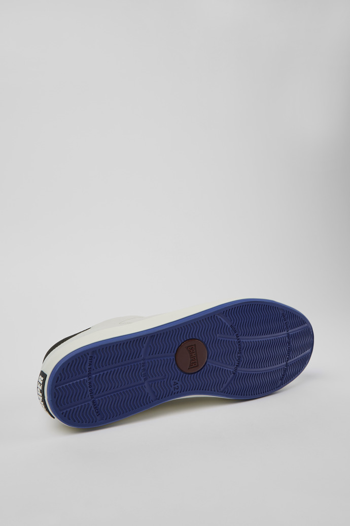 Andratx Λευκό δερμάτινο/νουμπούκ καθημερινό παπούτσι για άντρες