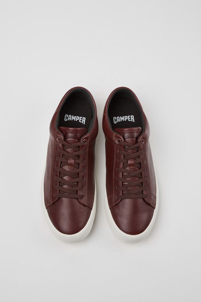 Andratx Sneakerși din piele pentru bărbați, maro.
