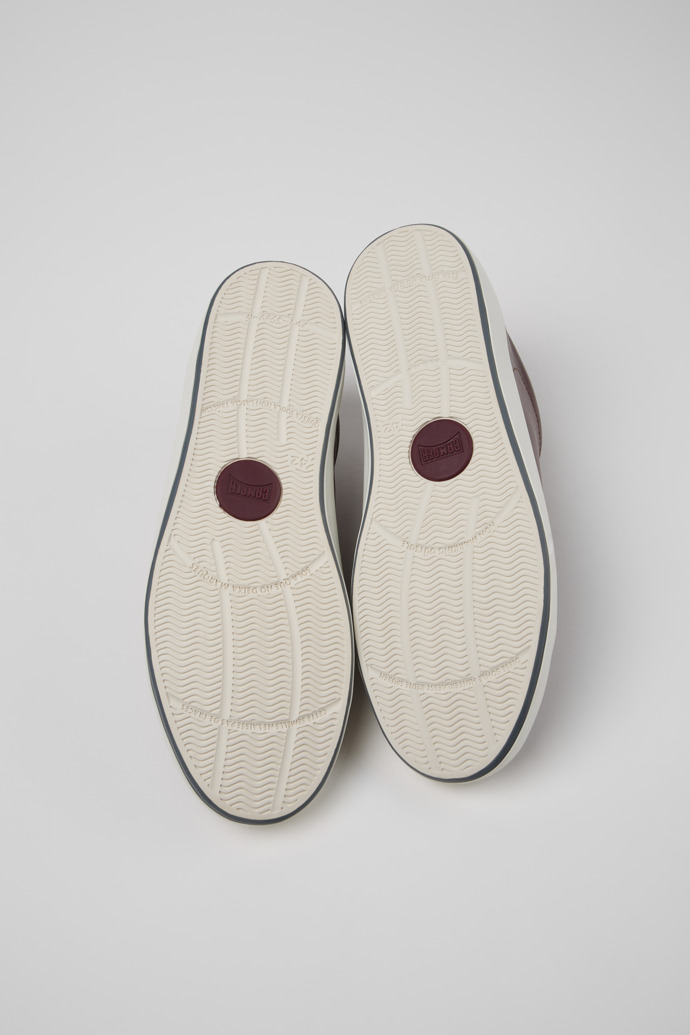 Andratx Sneakerși din piele pentru bărbați, maro.
