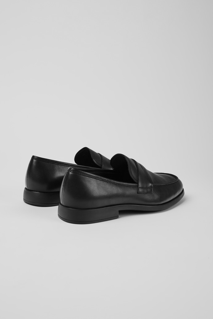 Back view of Truman Black Formal Shoes for Men