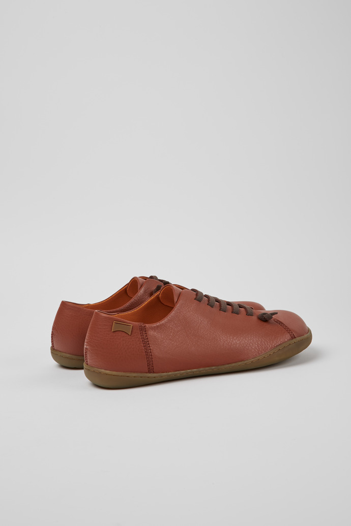 Back view of Peu Red leather shoes for men