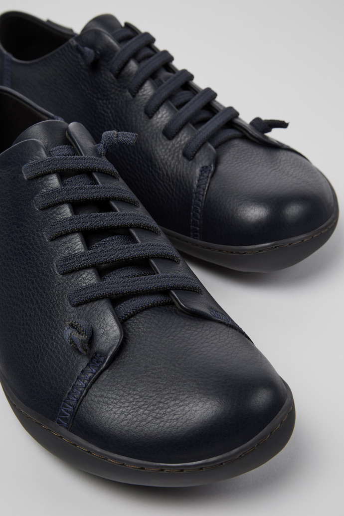 Camper Peu Cami In Dark Blue For Men  Mens Elastic Laces Shoes – 4feetshoes