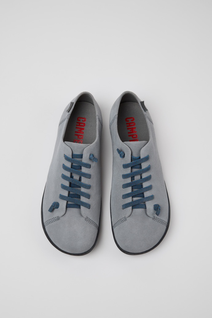 Peu Zapatos de nobuk gris para hombre.