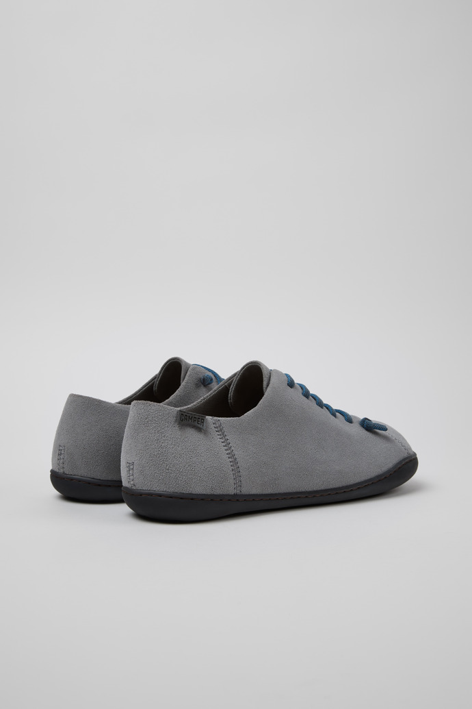 Back view of Peu Gray Nubuck Men's Shoes.