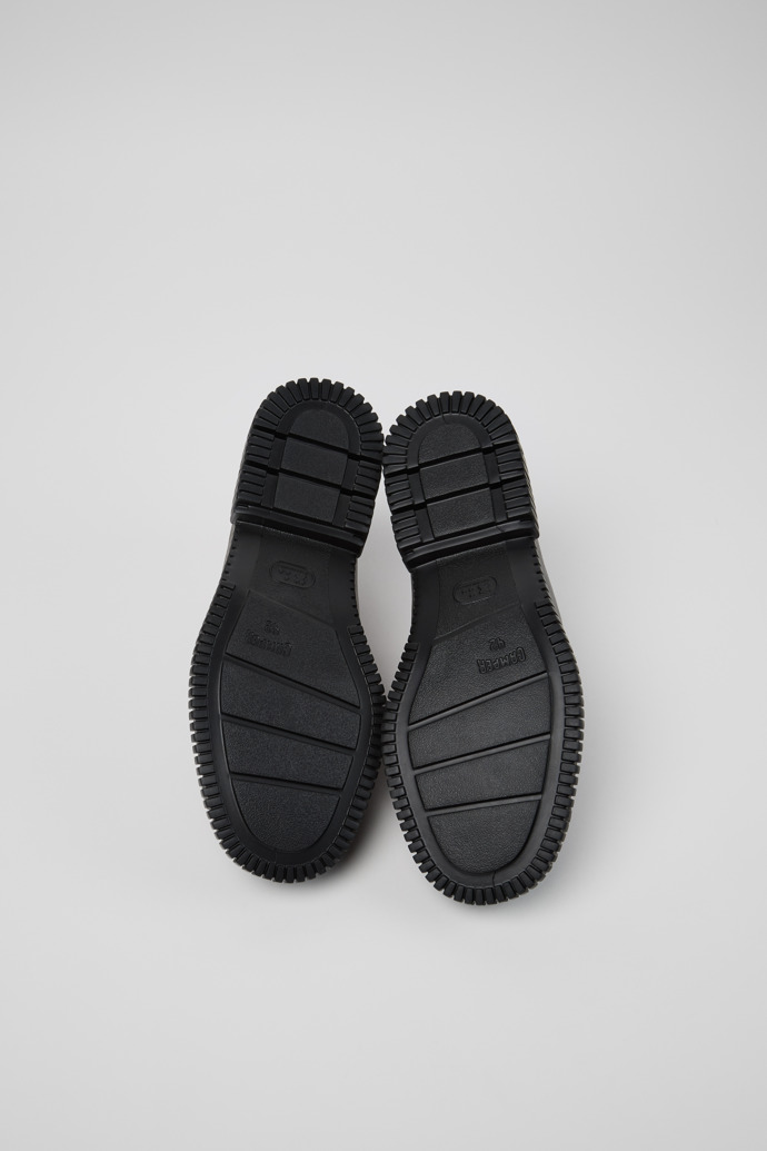 The soles of Pix Multicolor Nubuck and Leather Shoes for Men.