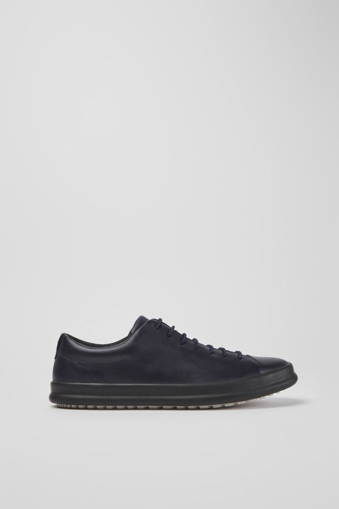 Side view of Chasis Casual blue lace up shoe for men