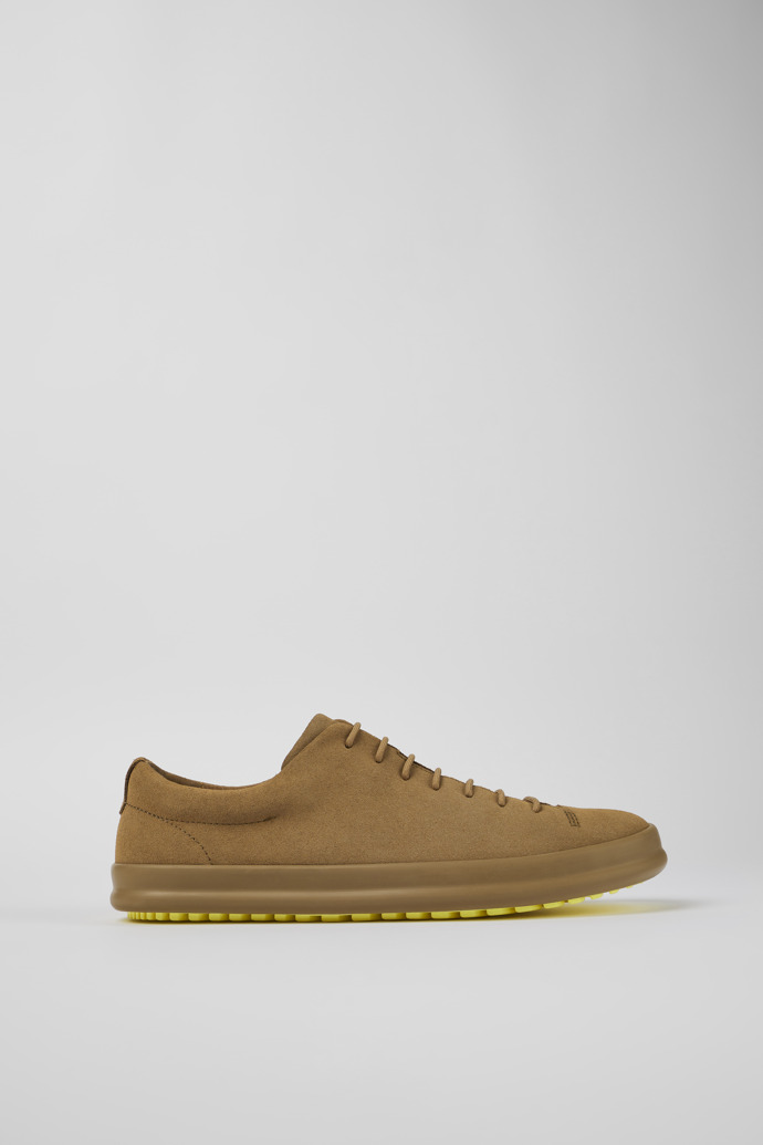 Image of Side view of Chasis Brown Nubuck Basket for Men
