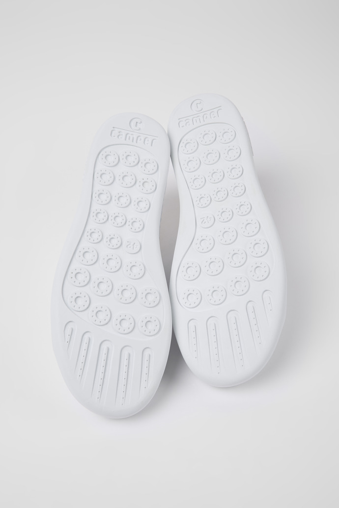 The soles of Peu Touring White Sneakers for Men
