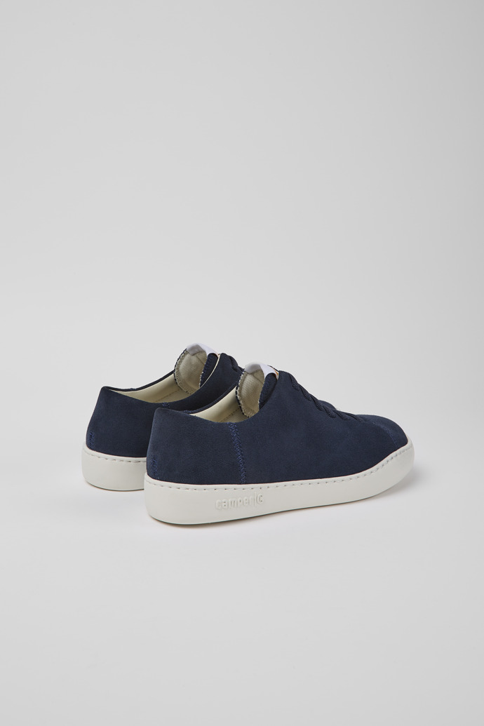 Back view of Peu Touring Blue sneaker for men