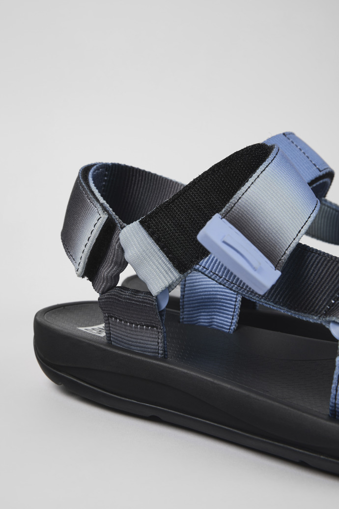 Close-up view of Twins Multicolored Textile Sandal for Men