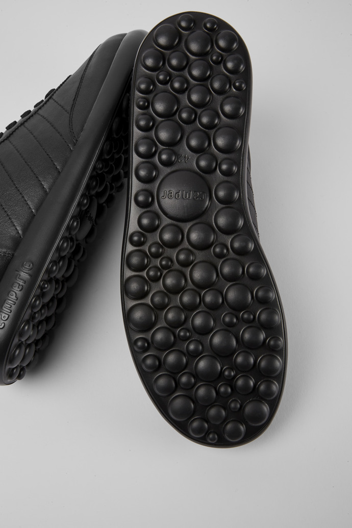 Pelotas XLite Erkek için siyah deri spor ayakkabı tabanları