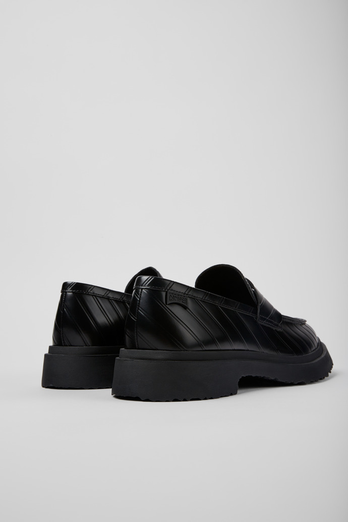 Twins Mocasines negros de piel para hombre