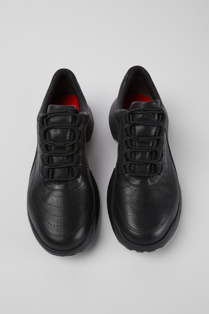 CRCLR Sneaker de pell de color negre transpirable per a home