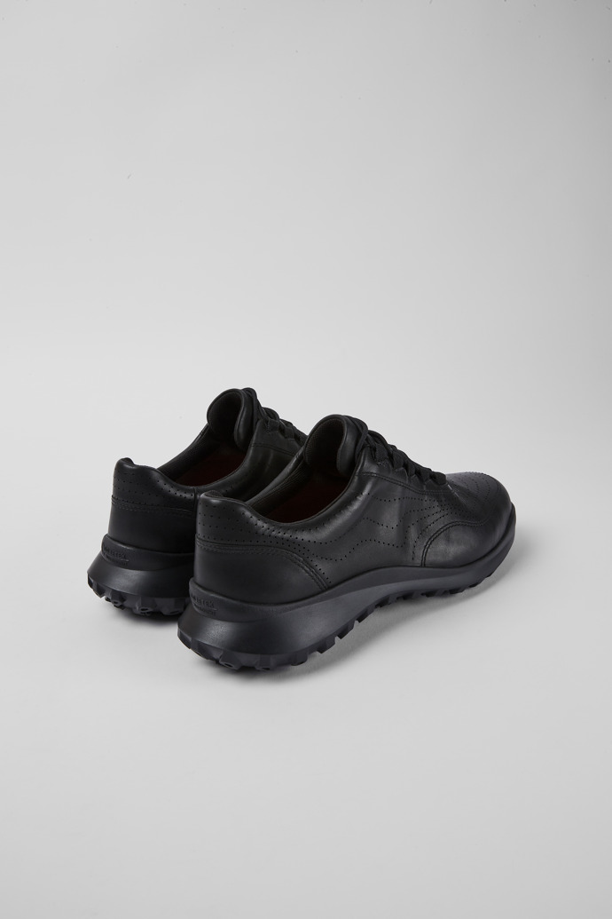 CRCLR Sneaker de pell de color negre transpirable per a home