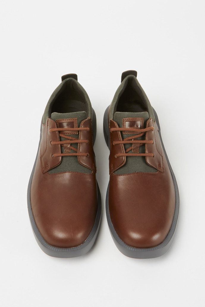 Overhead view of Bill Brown leather shoes for men