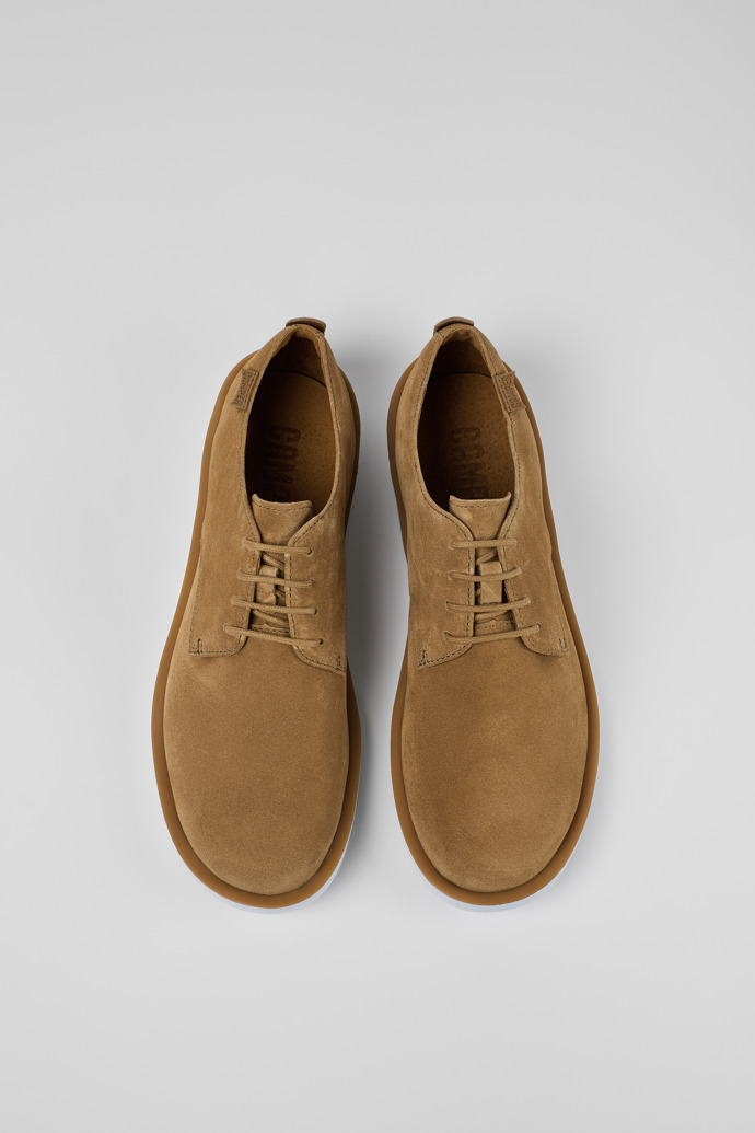 Wagon Zapato blucher de nobuk marrón para hombre