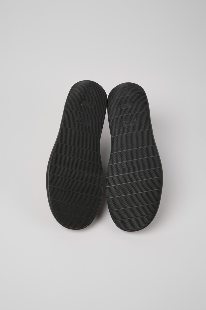 The soles of Wagon Blue Nubuck Men's Shoes.