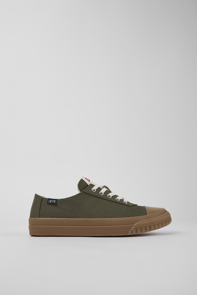 Camaleon Groene herensneakers van gerecycled katoen