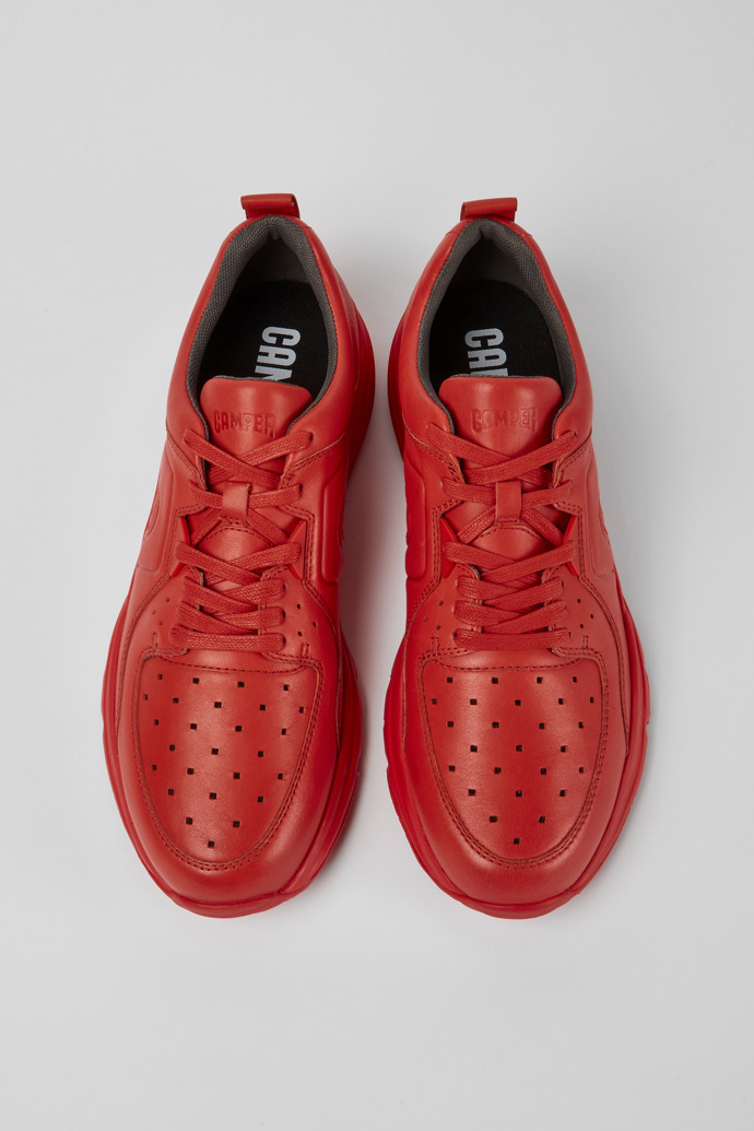 Drift Sneaker in pelle rossa da uomo