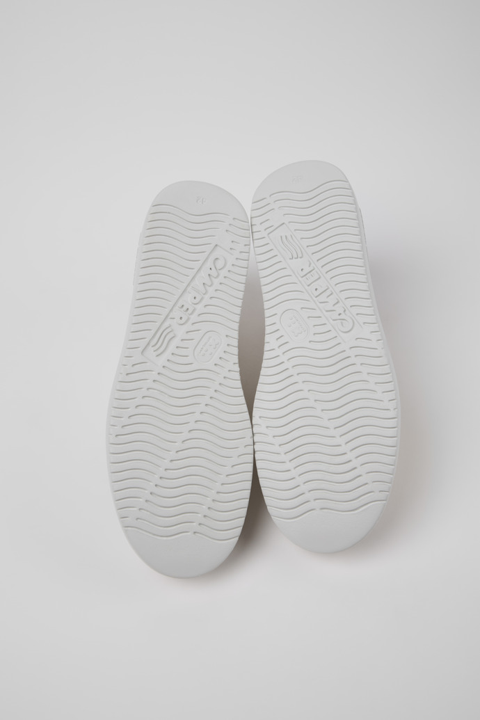 The soles of Twins Multicolor Leather Sneakers for Men.