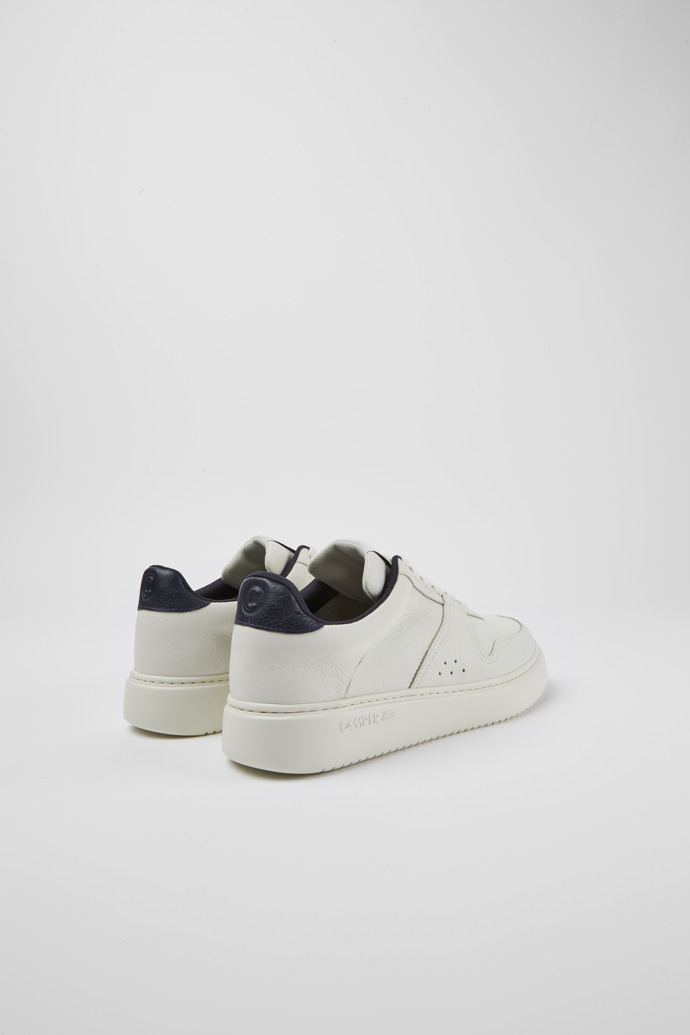 Runner K21 Baskets en cuir blanc pour homme