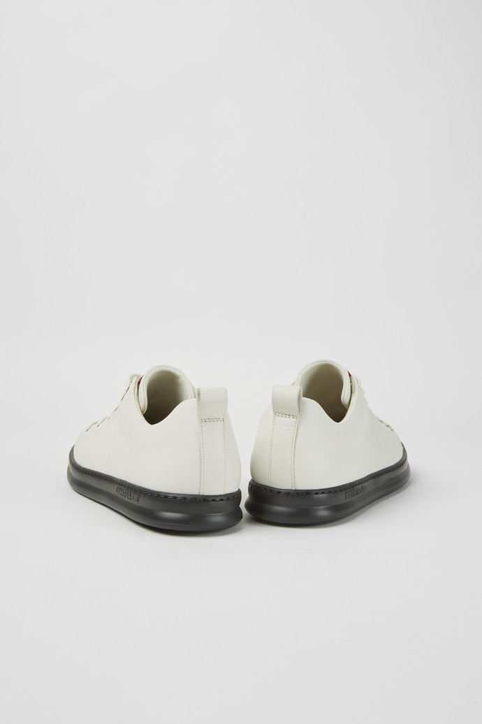 Back view of Twins White leather sneakers