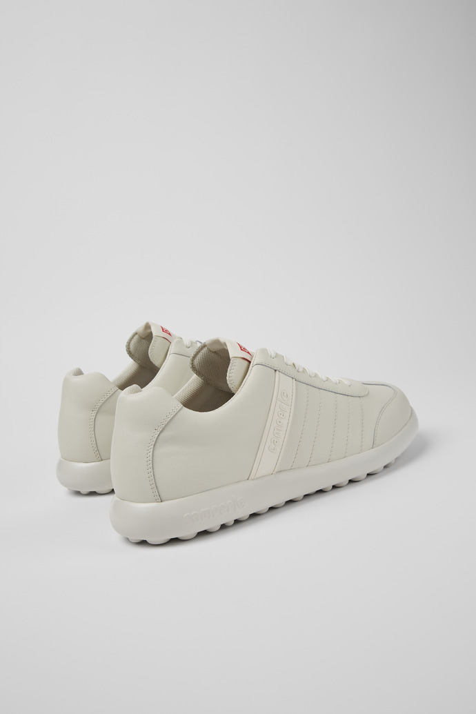 Back view of Pelotas XLite White leather sneakers for men