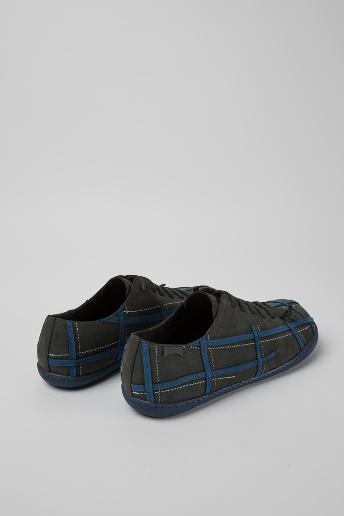 Twins Zapatos de nobuk en color gris oscuro y azul