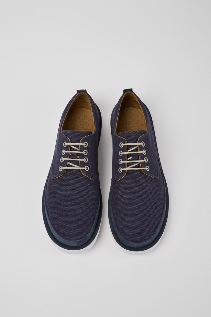 Overhead view of Wagon Blue shoes for men