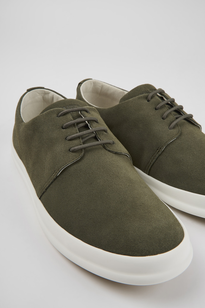 Chasis Zapatos verdes de nobuk para hombre