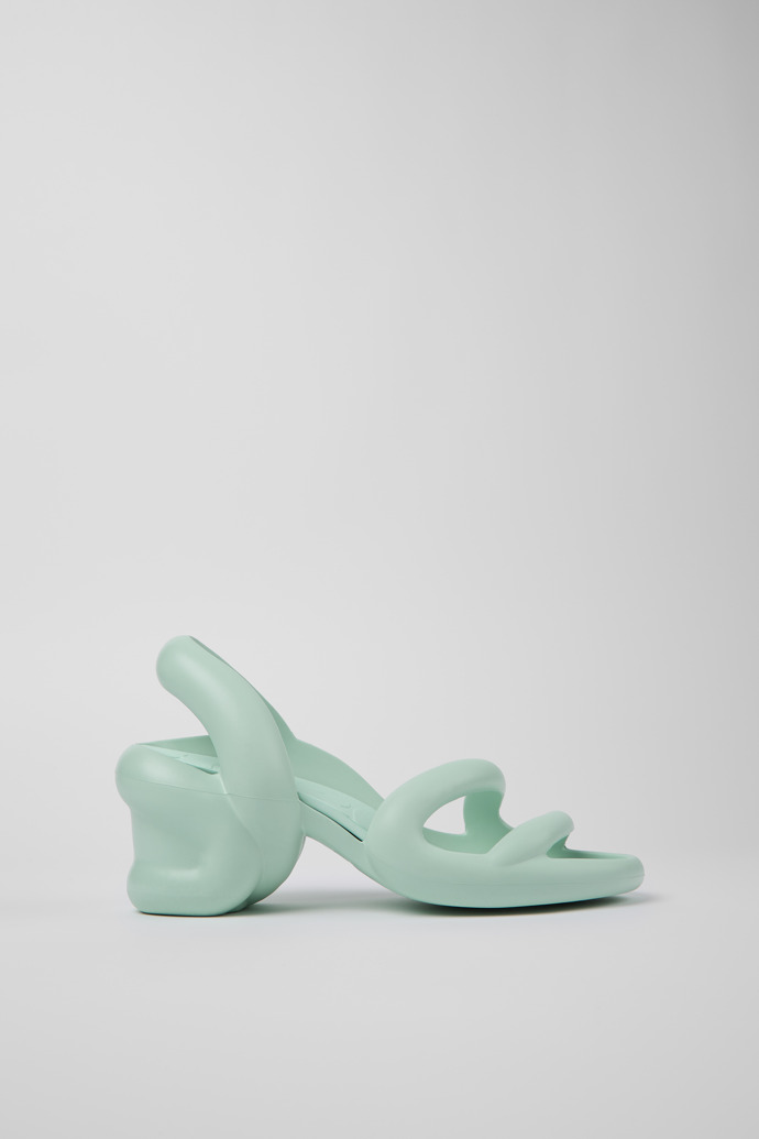 Image of Side view of Kobarah Blue Synthetic Sandal for Men