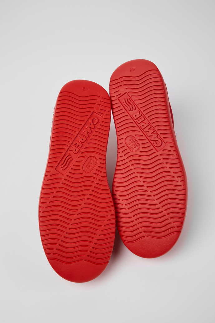 Runner K21 Sneakers de piel rojos para hombre