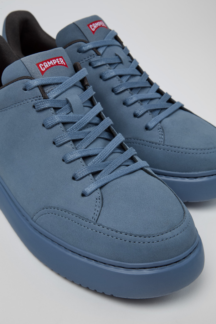 Close-up view of Runner K21 Gray nubuck sneakers for men