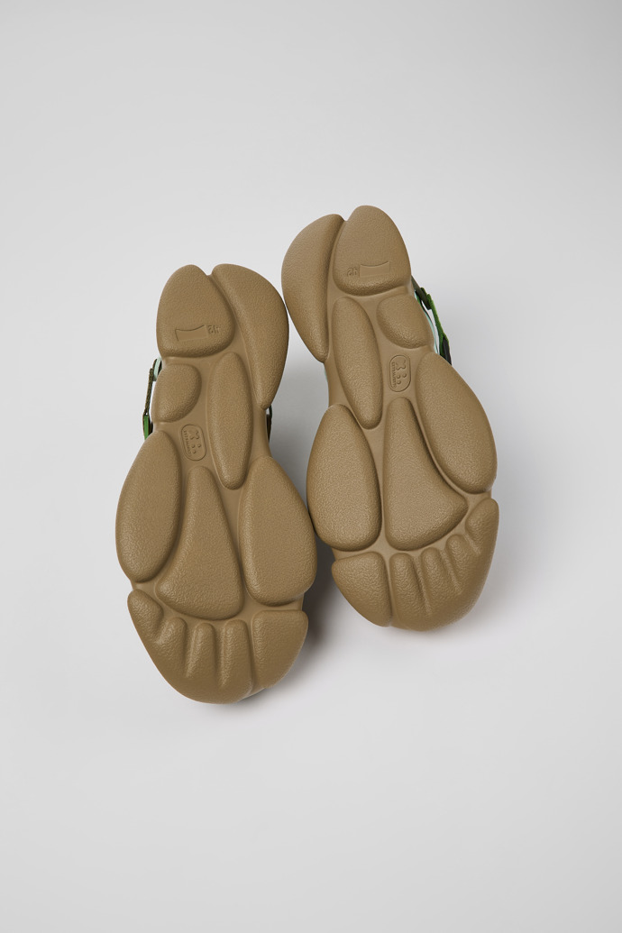 Twins Πολύχρωμο δερμάτινο/υφασμάτινο καθημερινό παπούτσι για άντρες