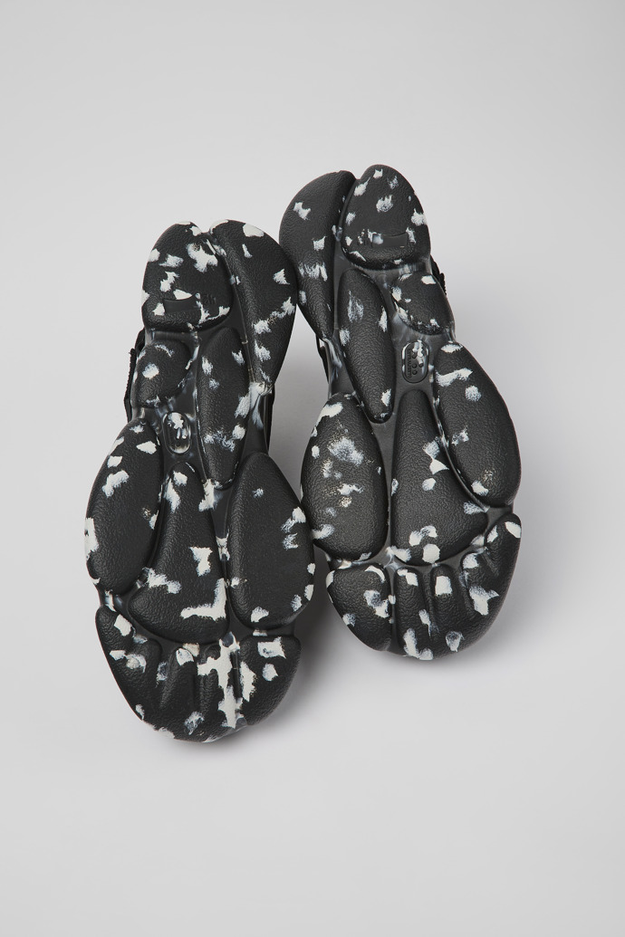 The soles of Karst Black Nubuck/Textile Sneaker for Men
